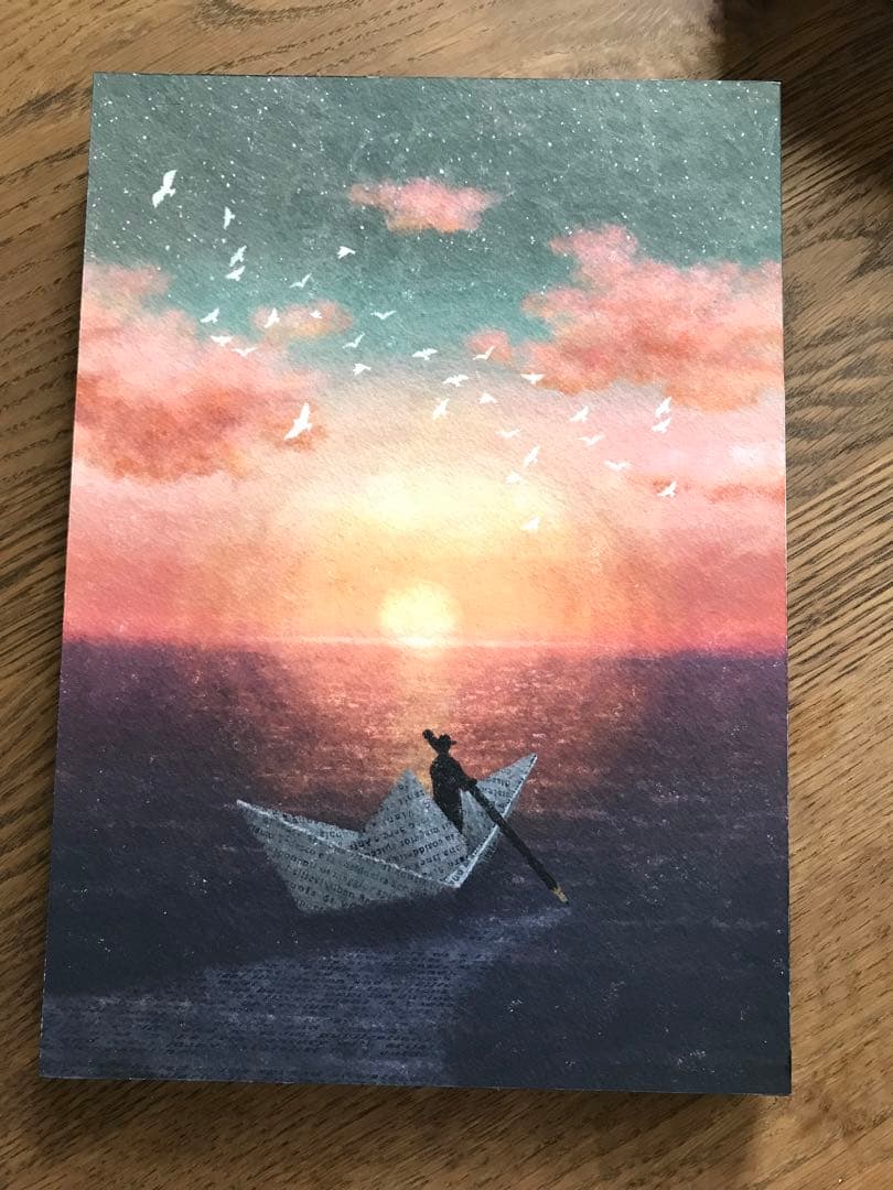 日下明さんジクレープリント黄昏日記