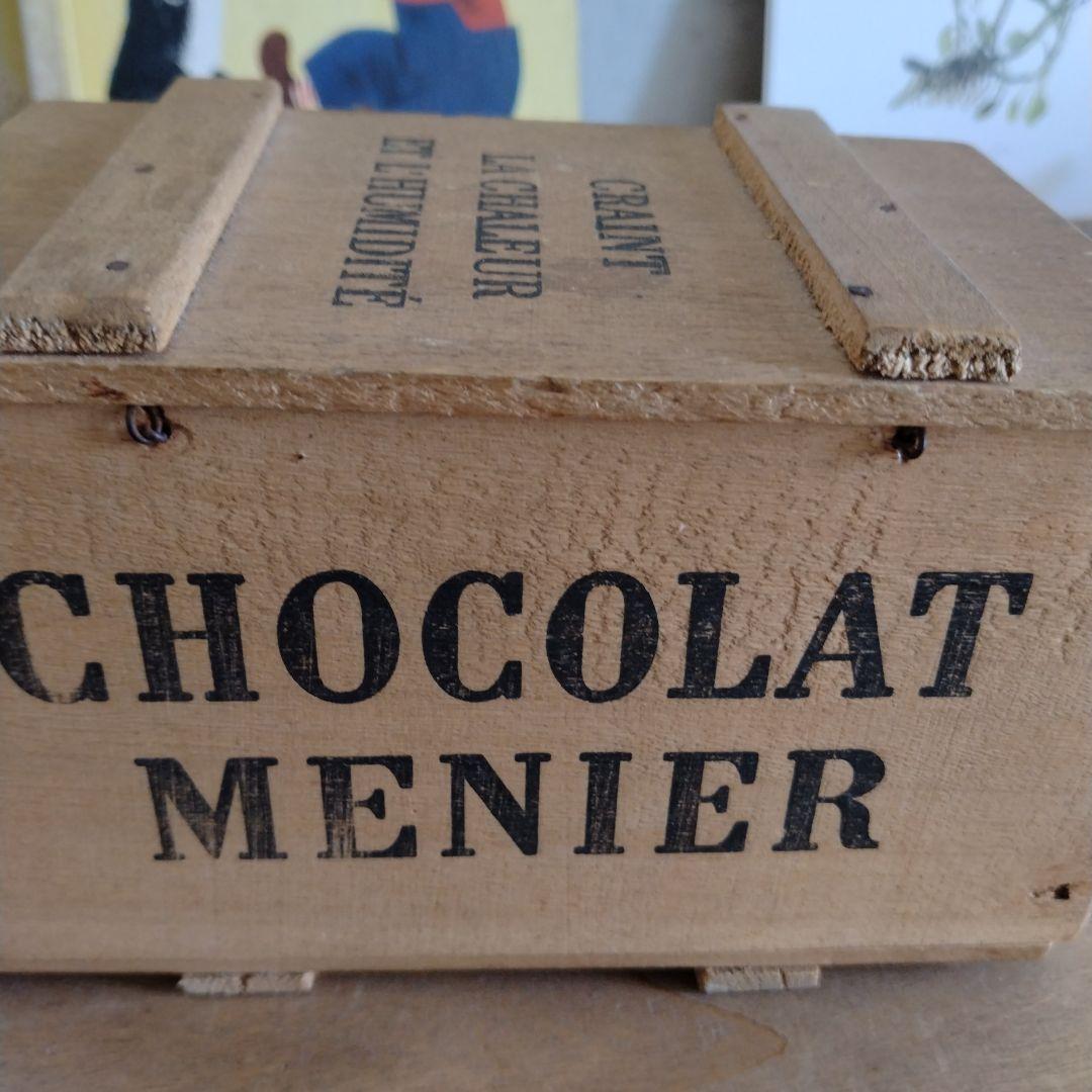 再入荷！美品ショコラティエ『ショコラムニエ』の木箱/ドール・アンティーク
