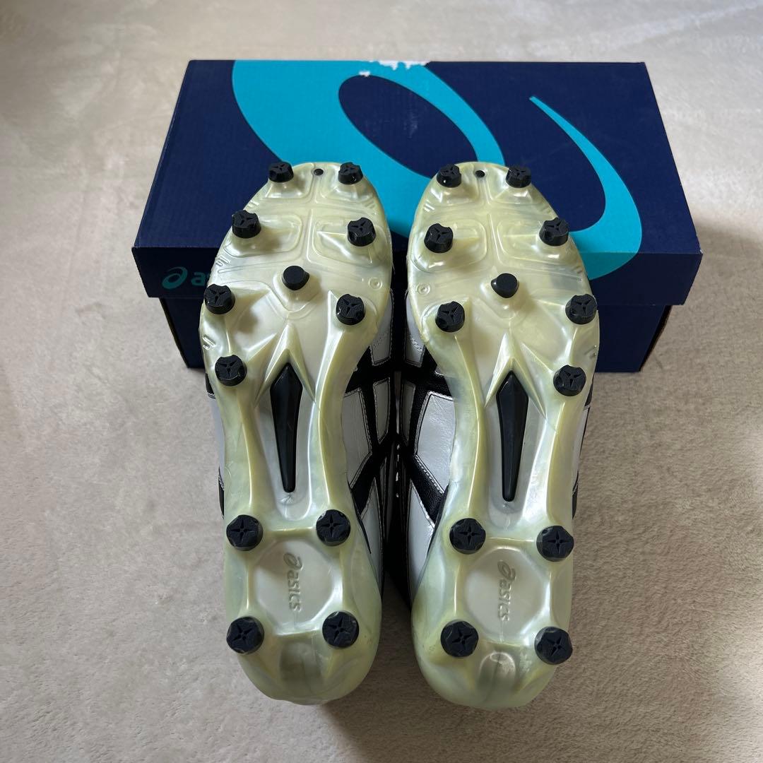 asics ラグビー用スパイクシューズ シルバー/ブラック