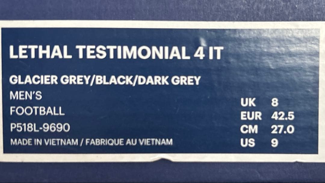 asics ラグビー用スパイクシューズ シルバー/ブラック