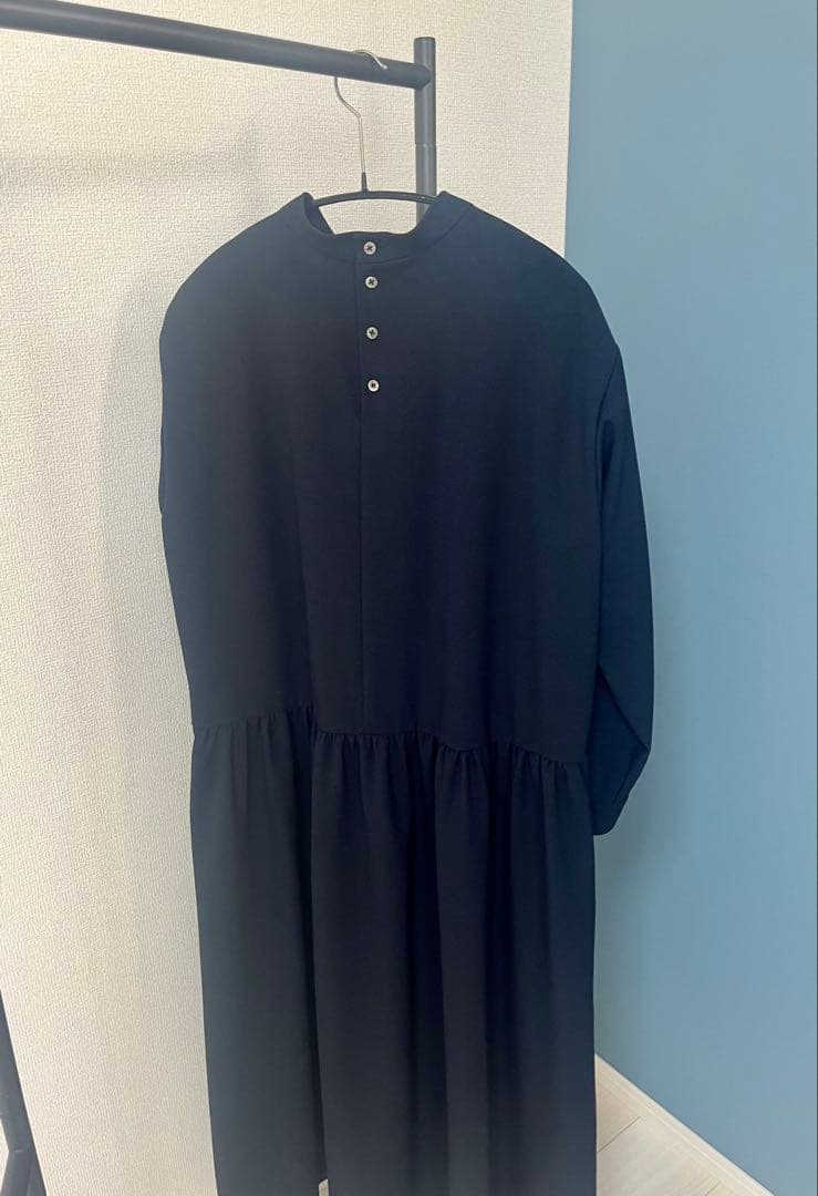 美品/北欧、暮らしの道具店/シワになりにくいフォーマルワンピース/Mサイズ
