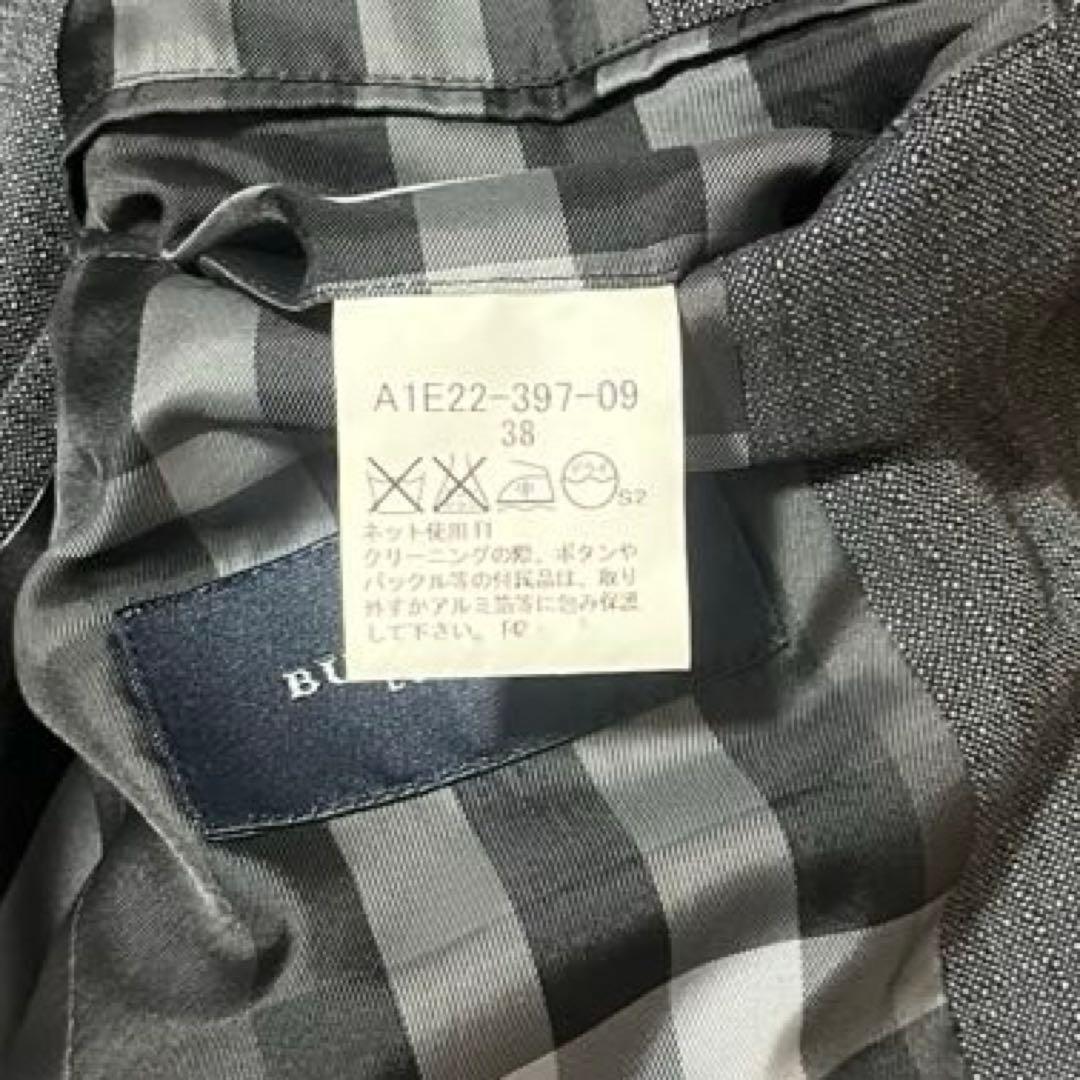 BURBERRY バーバリー グレー 38 セットアップ ウール