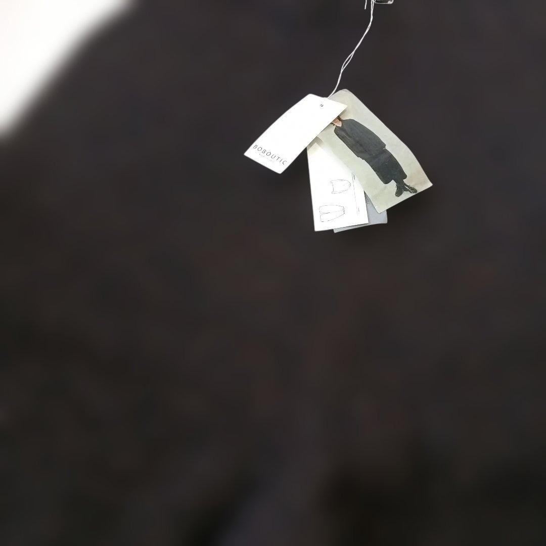 BOBOUTIC/新品タグ付き/ダークブラウンパンツ/ ウエストゴムウールパンツ