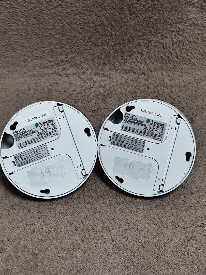 VIVOTEK FD8167A 防犯カメラ 2台セット