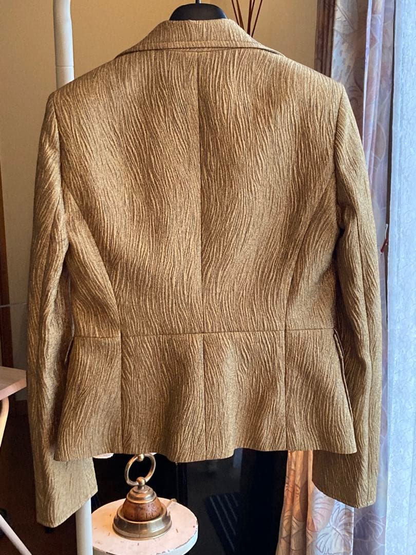 DOLCE & GABBANA新品2釦GOLDJACKET IN Leopard