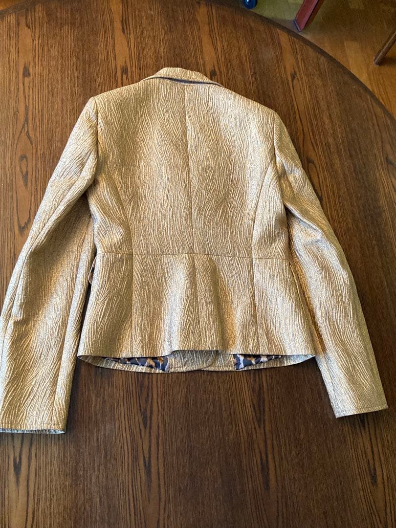 DOLCE & GABBANA新品2釦GOLDJACKET IN Leopard