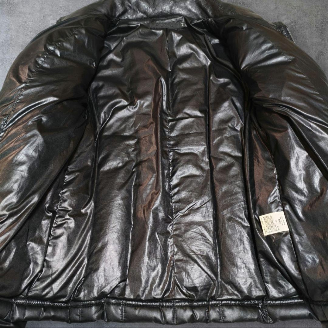 00s FUGA ダウンジャケット 光沢 y2k お兄系 平成ギャル グランジ