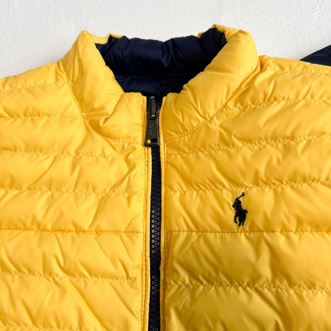 ラルフローレン ユニセックス リバーシブルジャケット イエロー×ネイビー 100