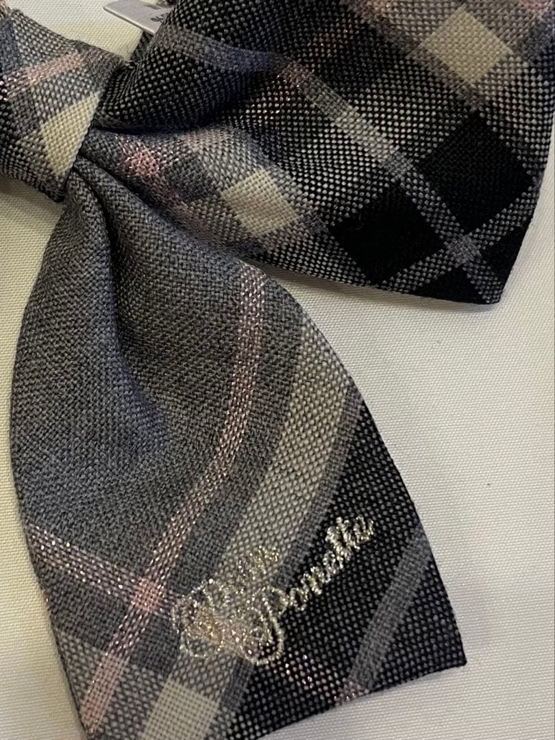 ポンポネット　ブレザー　スカート　リボン　グレー　受験　卒業式　L 160