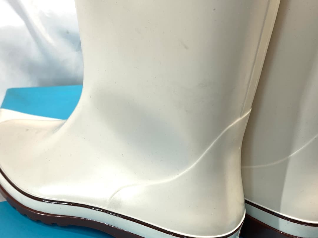 み*ー様 2足セット【新品】Achilles 耐油 長靴 アイボリーホワイト 2