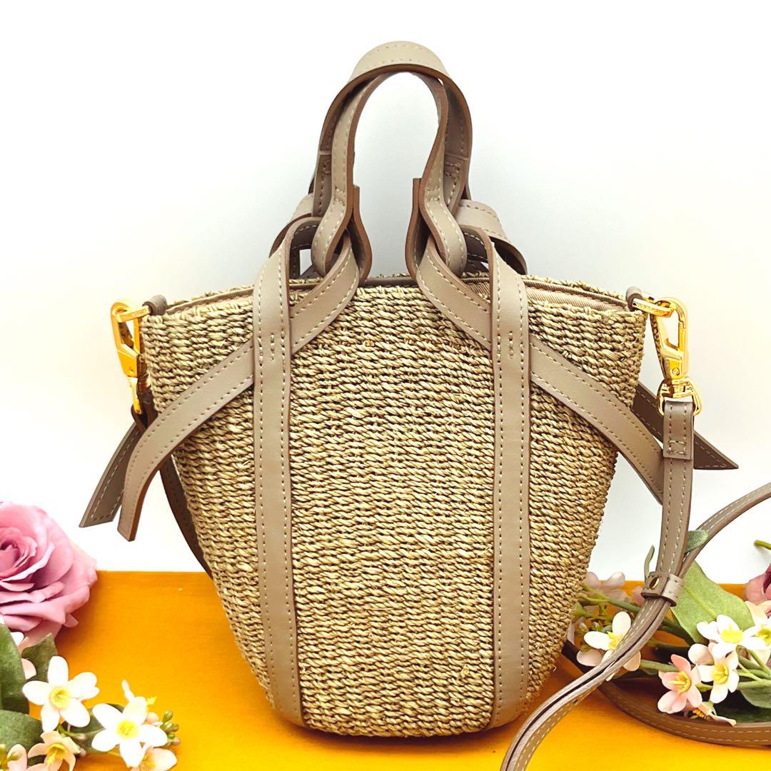 めんま　ヴィオラドーロ かごバッグ　ショルダーバッグ　ハンドバッグ