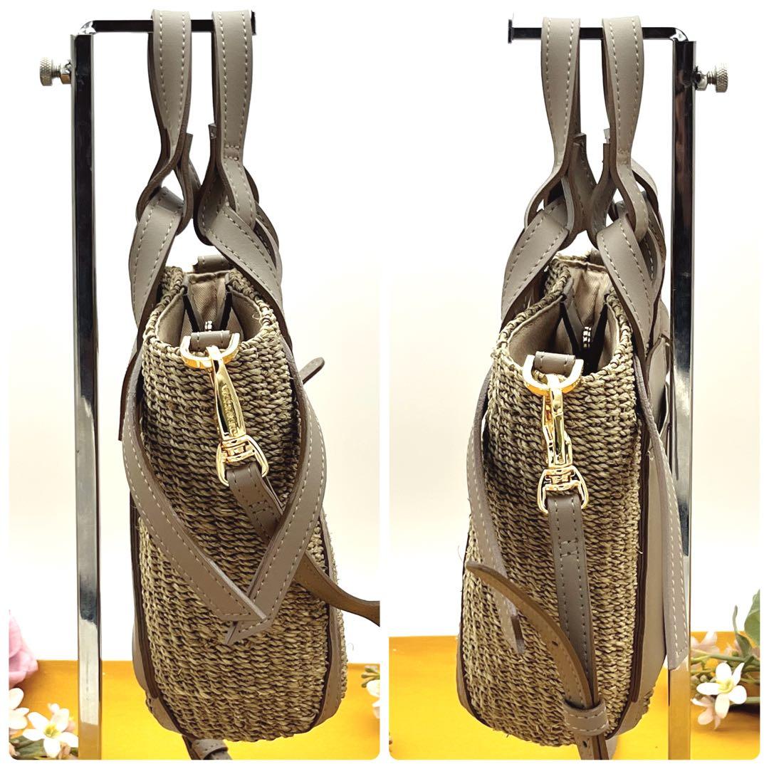 めんま　ヴィオラドーロ かごバッグ　ショルダーバッグ　ハンドバッグ