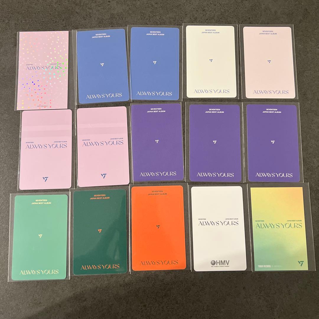 ディエイト SEVENTEEN always yours トレカ