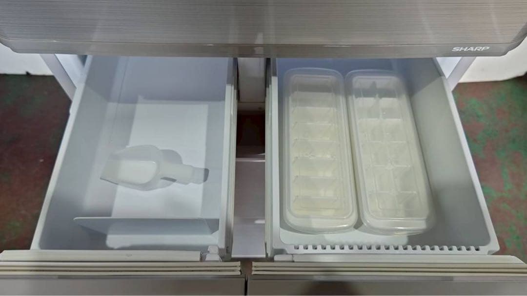 【りんまま】SHARP ノンフロン冷凍冷蔵庫 SJ-W412F-S