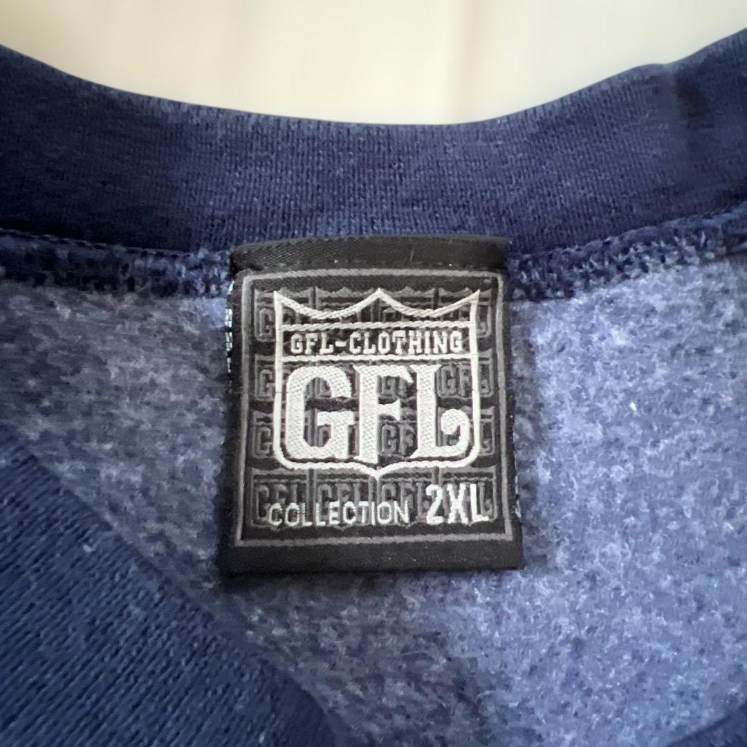 【希少】GFL スウェット ネイビー 2XL 90s ストリート ヒップホップ