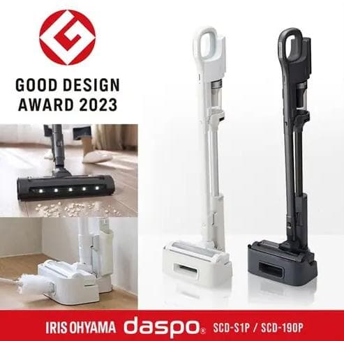 市場最安値　未使用　バッテリー付　daspo ダスポ　スティック掃除機　アイリス