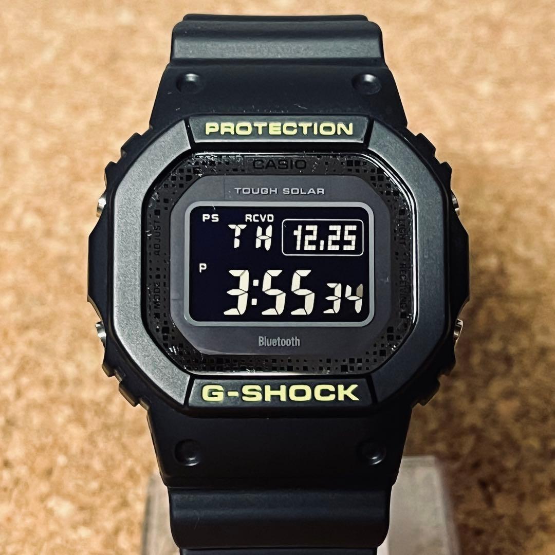 美品カシオGーSHOCK/GWーB5600 電波ソーラー／ブラック