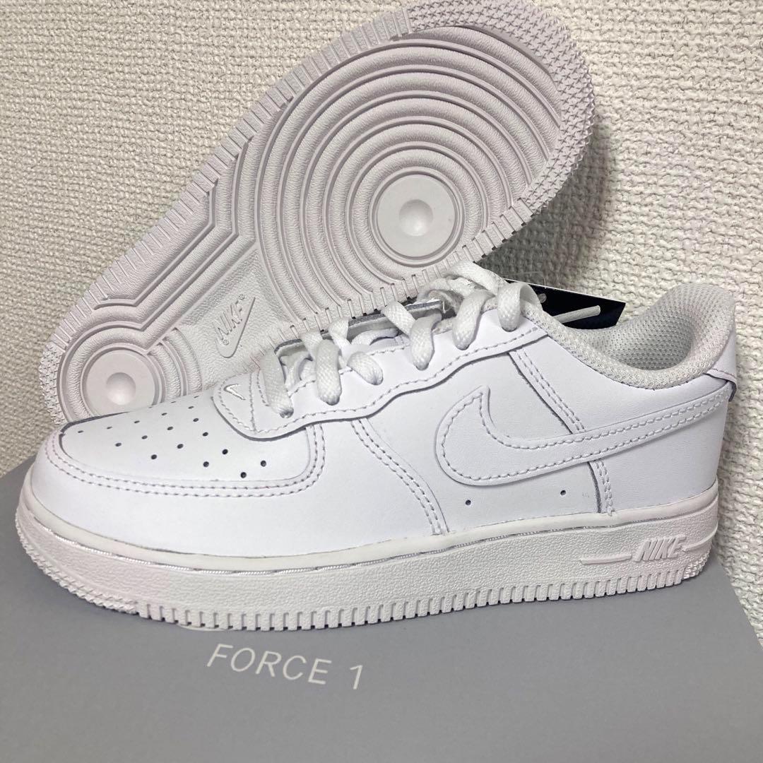 20cmと19cm 2点　ナイキ フォース 1 LE PS FORCE 白 AF