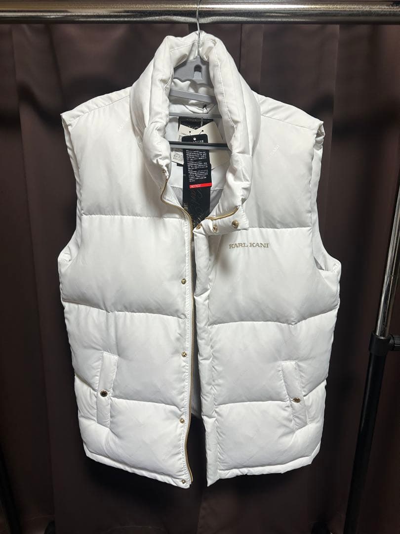 ☆新品、未使用品☆KARL KANI ダウンベスト ホワイト☆タグ付き