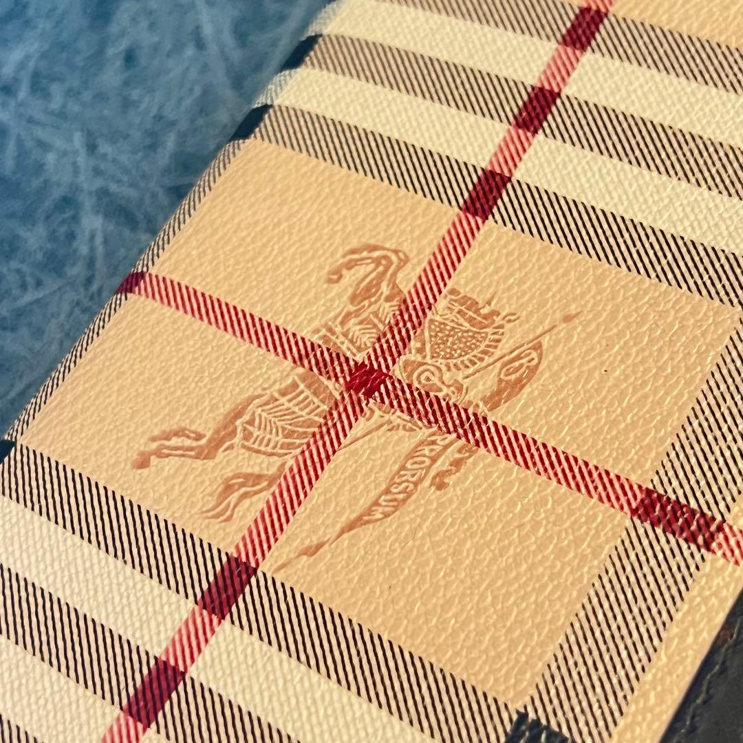 BURBERRY バーバリー　長財布　ノバチェック　シャドーホース