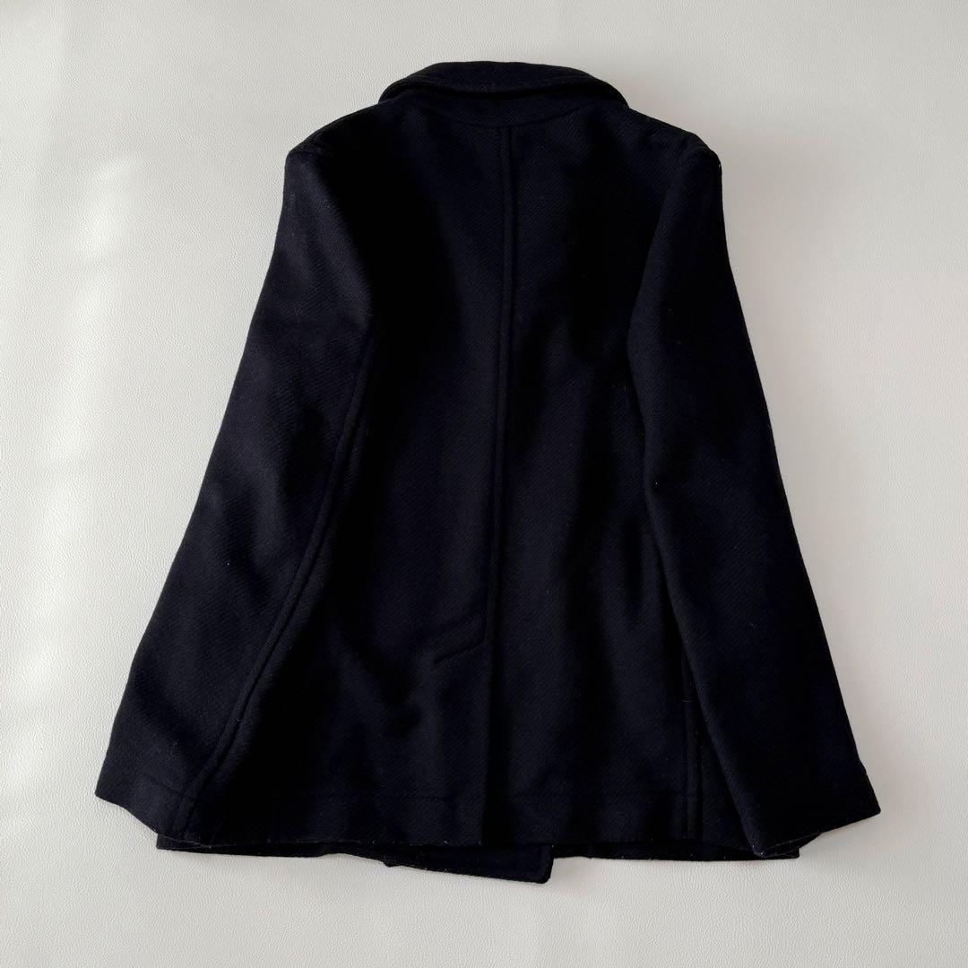 人気 MHL. マーガレットハウエル イギリス製 ウールPコート チェック裏地