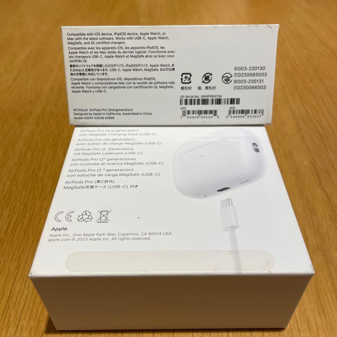 AirPods Pro2 ワイヤレスイヤホン (イヤホンのみ/ケース無し)