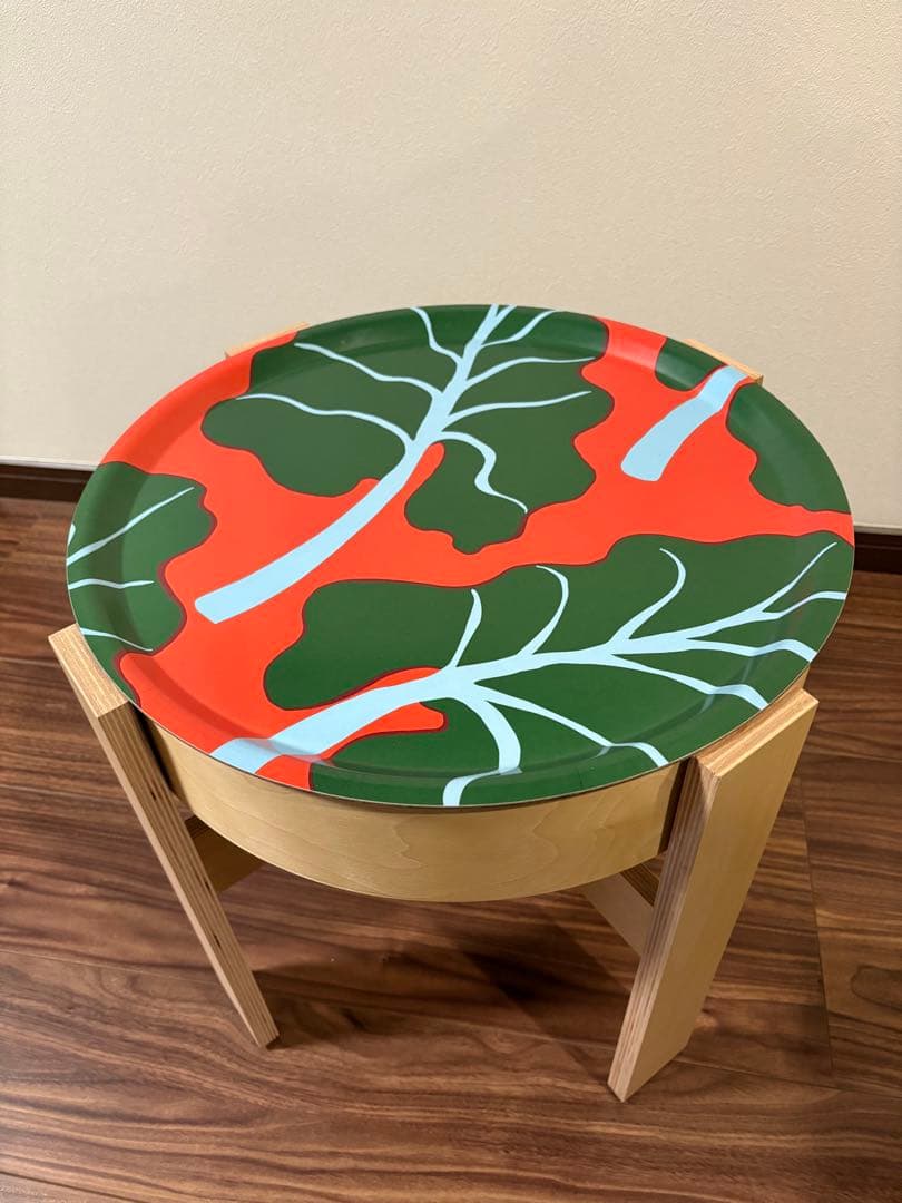 marimekko × IKEA 　サイドテーブルとトレイのセット　マリメッコ