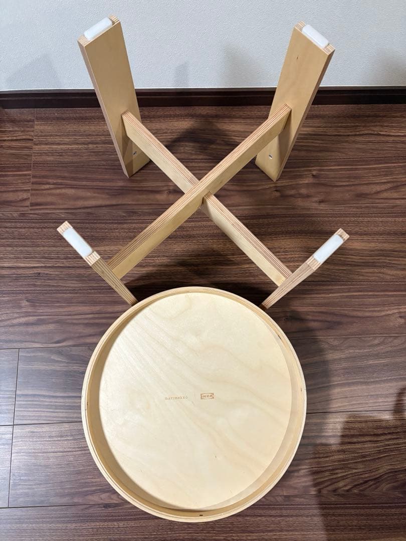 marimekko × IKEA 　サイドテーブルとトレイのセット　マリメッコ