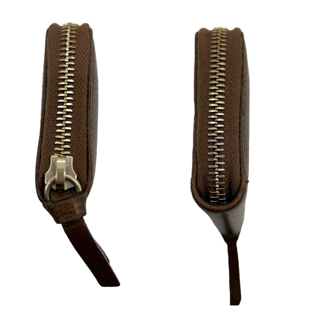 良品 1599 GUCCI ケース スウィング ヴィンテージ ブラウン