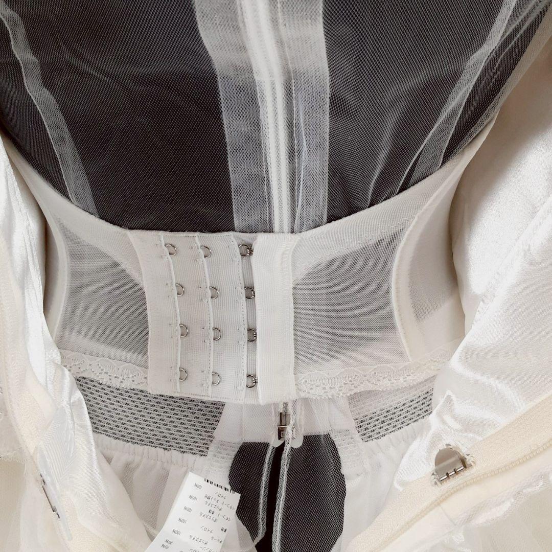 希少デザイン◎キヨコハタ ウェディングドレス パフショルダー Aライン 刺繍