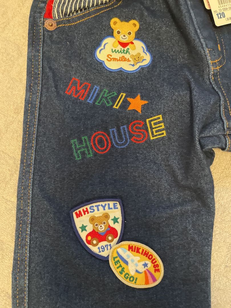 【新品未使用】ミキハウス ベースボール パンツ 120cm