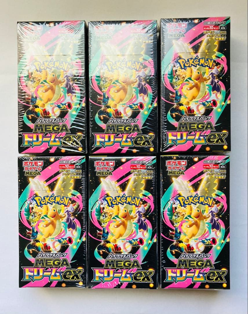 【新品未開封】ポケモンカード MEGAドリームEX 6BOX シュリンク付き