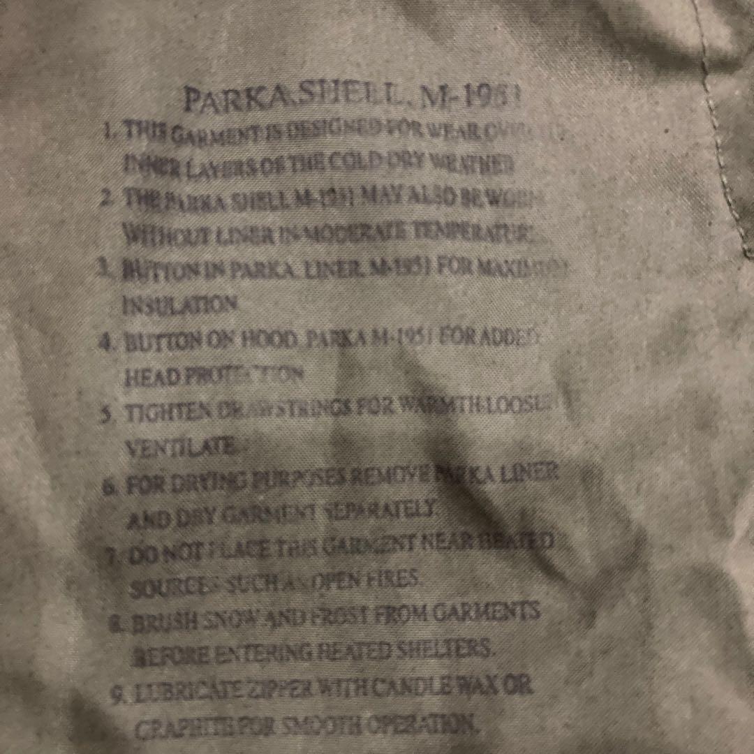 M-51 PARKA SHELL M-1951 モッズコート　アウター　パーカー