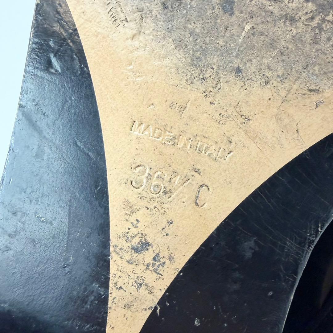 CHANEL エナメル ローファー シャネル Cocoロゴ 【36 1/2】