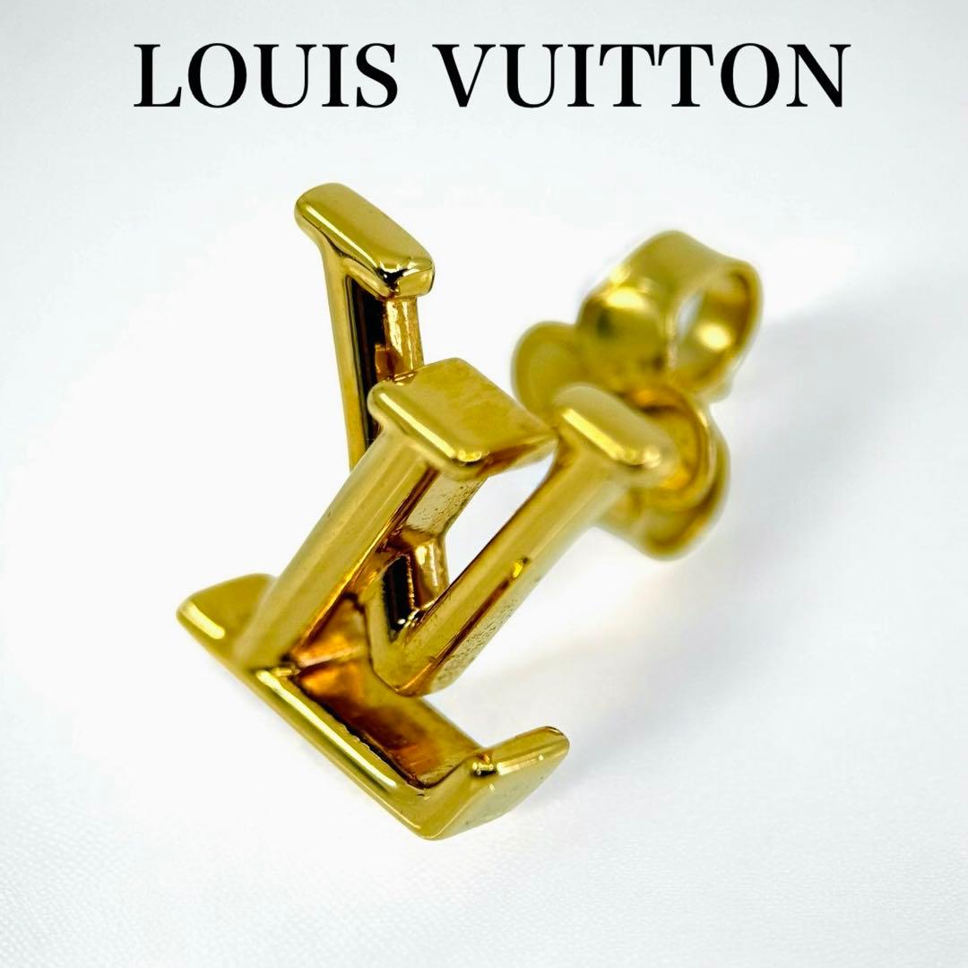 【美品】ヴィトン M00610 ピアス　LV アイコニック 片耳