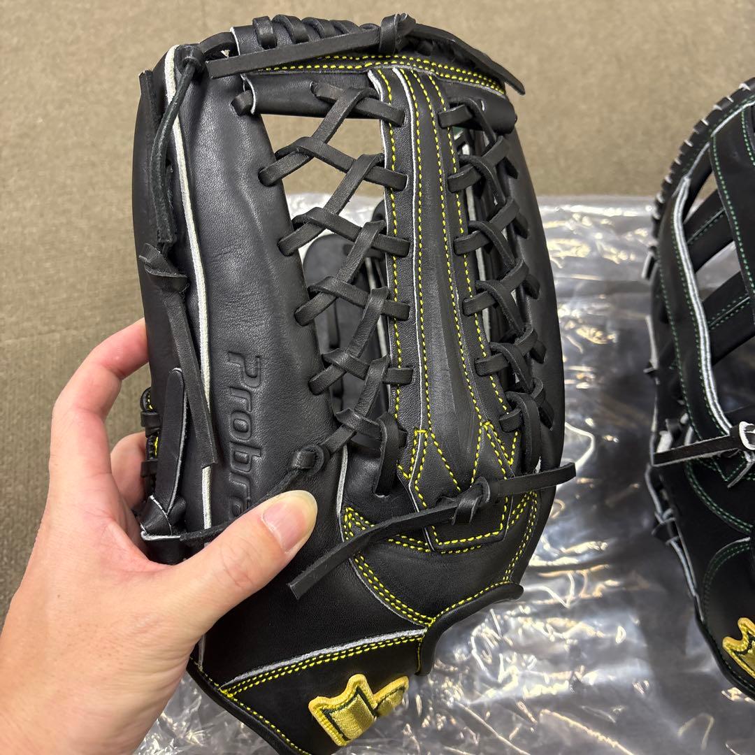 エスエスケイプロブレイン硬式外野手グラブセット