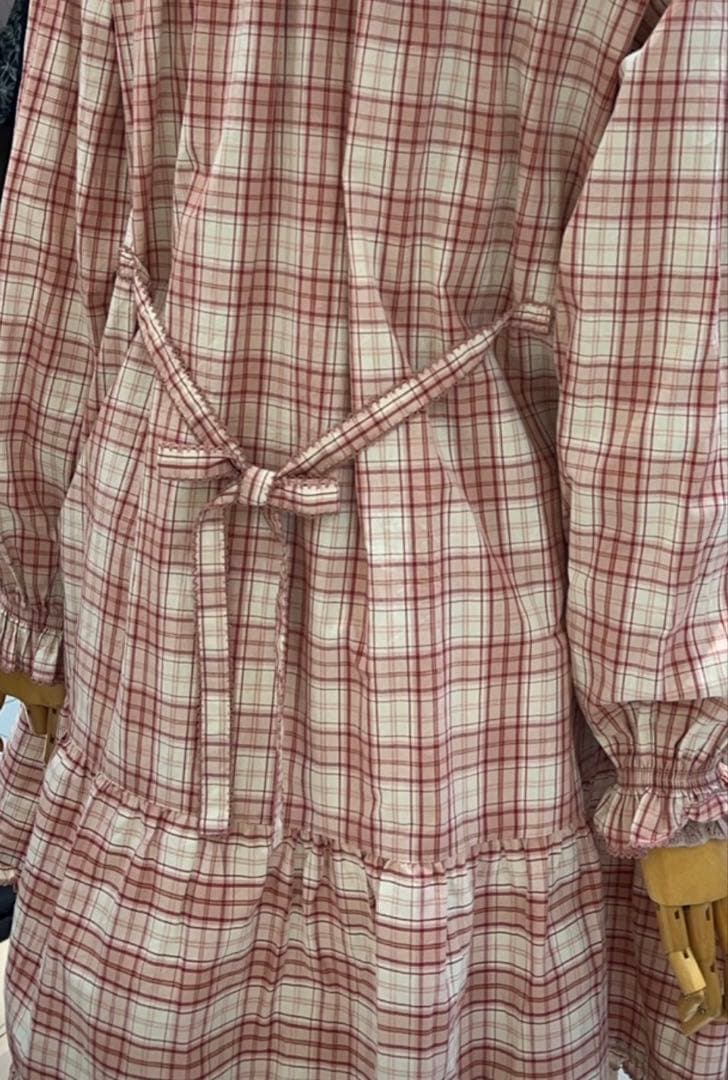 新品未使用　ピンクハウス　バラ園うさぎチュニック ピンク系