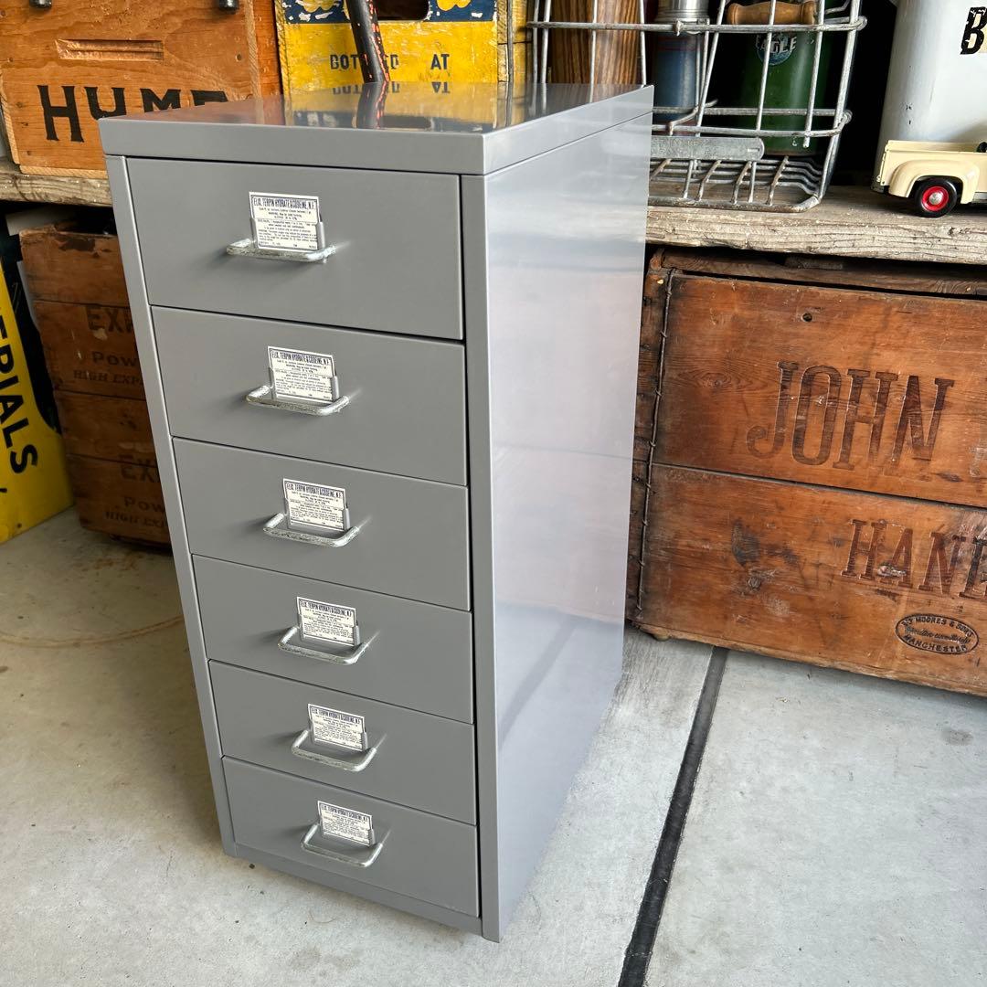 【廃盤】IKEA イケア HELMER ヘルメル 引き出し　スチール キャスター