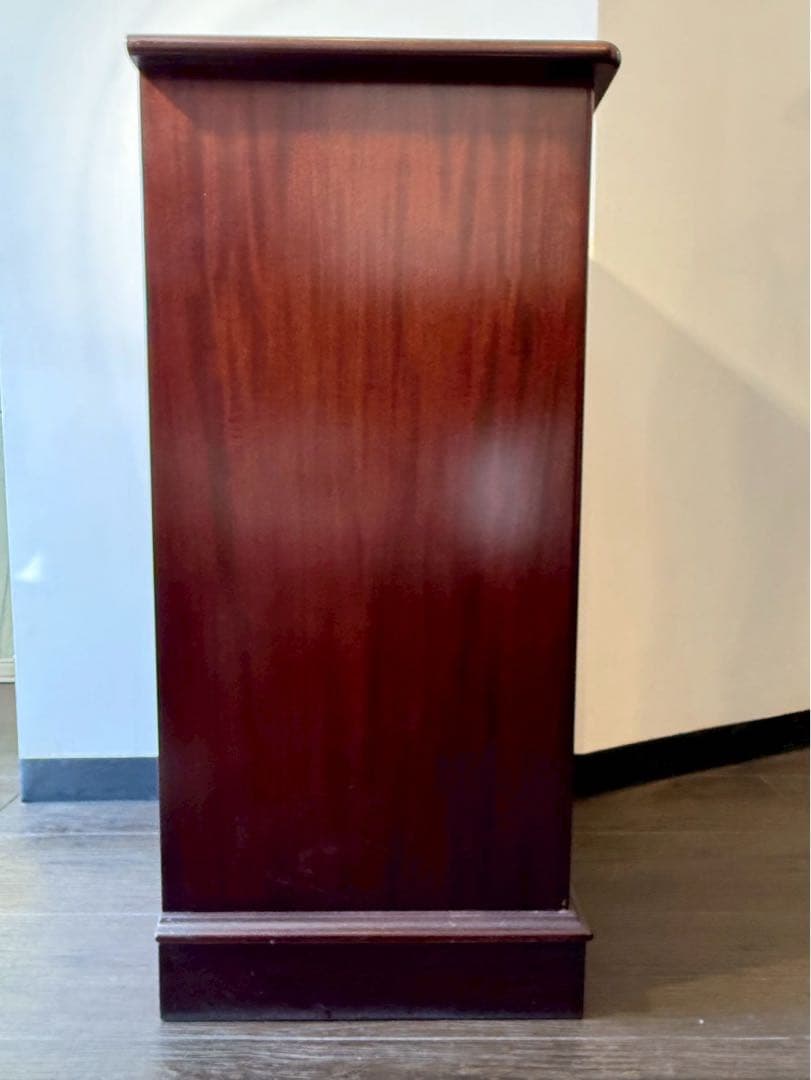 東海家具　5段スリムチェスト 木製キャビネット　アンティーク　TOKAIKAGU