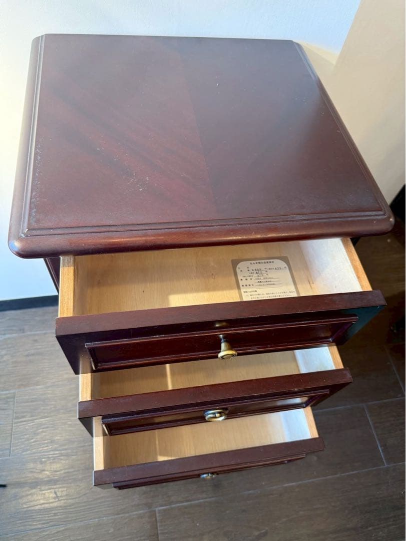 東海家具　5段スリムチェスト 木製キャビネット　アンティーク　TOKAIKAGU