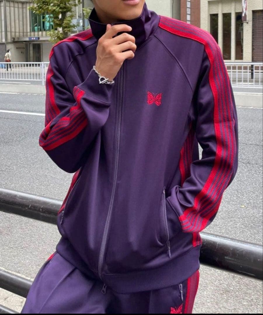 needles 22aw トラックジャケット　パープル　永野芽郁着用　L