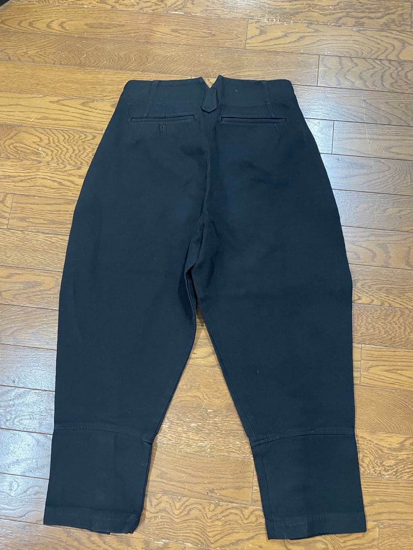 ローブドシャンブル コムデギャルソン 後染めパンツ