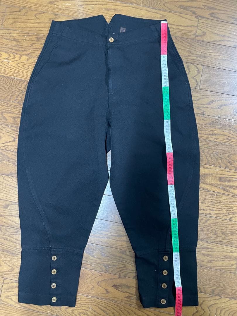 ローブドシャンブル コムデギャルソン 後染めパンツ