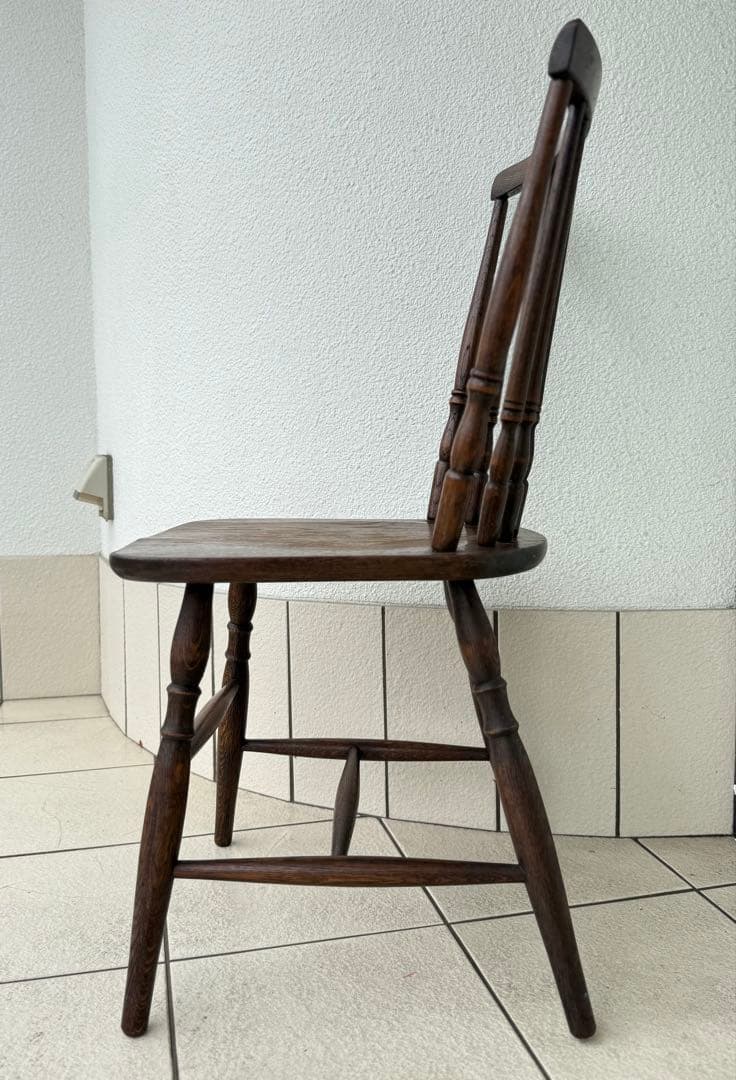 T21②アンティーク家具 木製椅子 レトロ ヴィンテージ ダイニングチェア