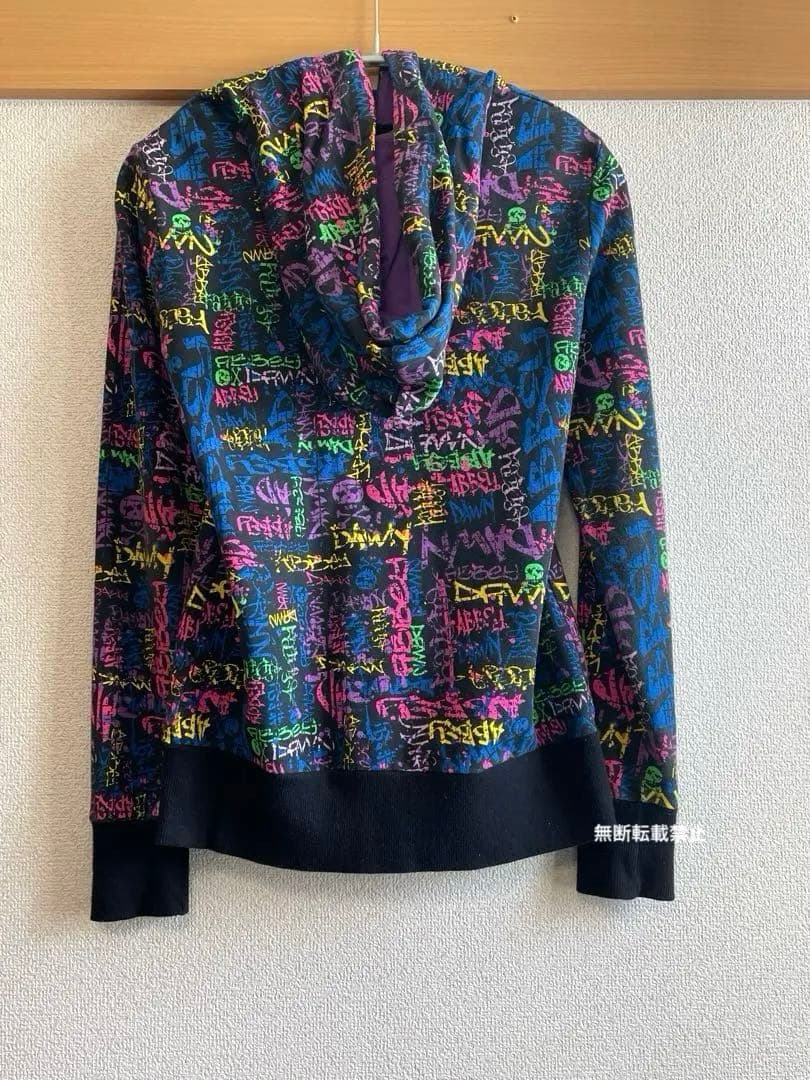 初期モデル/Abbey Dawn グラフィティプリント パーカー M