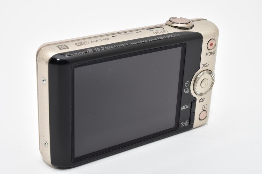 【美品】SONY Cyber-shot DSC-WX220 ゴールド　動作確認済