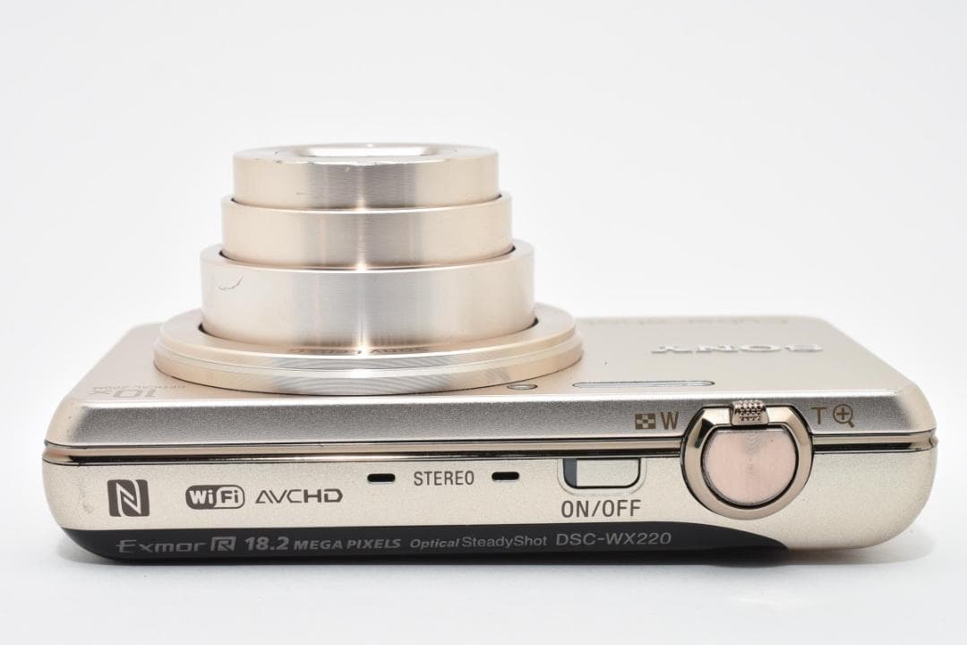 【美品】SONY Cyber-shot DSC-WX220 ゴールド　動作確認済