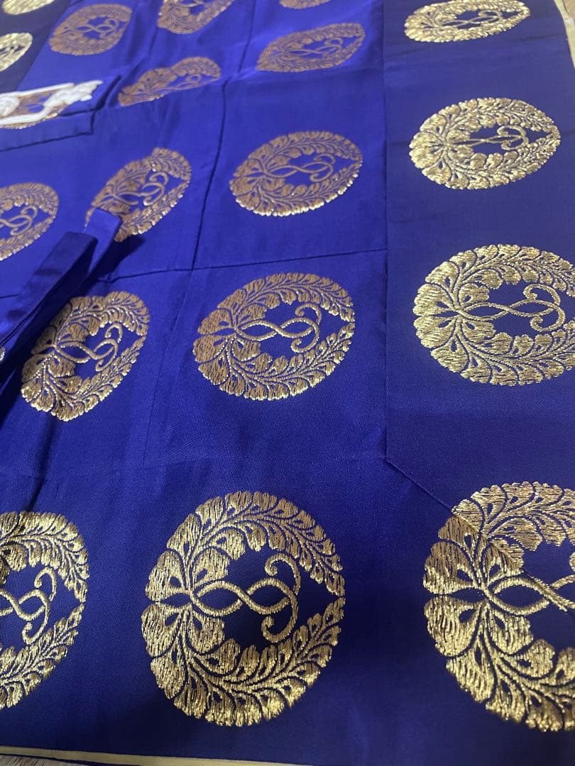 浄土真宗　紫金正絹糸　五条袈裟　美品✨僧侶法衣