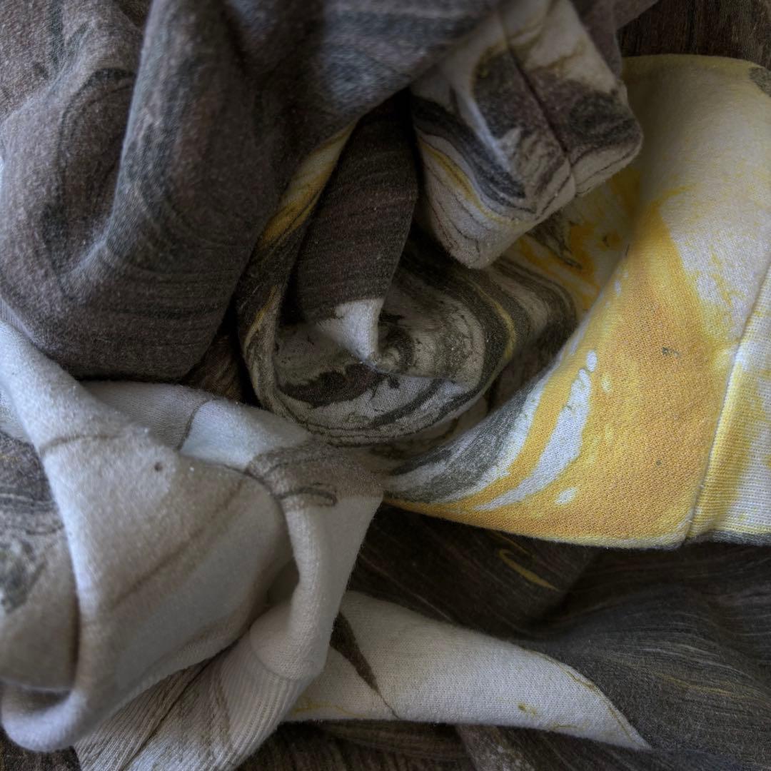 Z*様 Hanes 90s 00s マーブル 墨流し スウェット 水彩画 墨絵