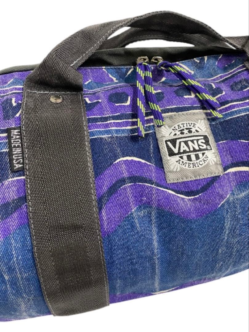 90年代 VANS ボストンバッグ　ドラムバッグ　USA製　25ス129